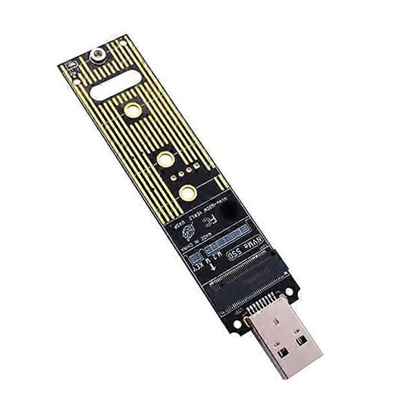 NVME USB-sovitin M.2 NVME SSD - USB 3.1 -sovittimeen 10Gbps USB3.1 Gen 2 M2 NVMe 2230 2242 2260 228 -levyille