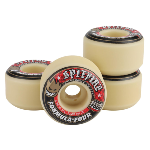 Spitfire hjul Gatebørstehjul Dansebretthjul Spitfire 52mm 101DURO skateboardhjul52mm 101duro