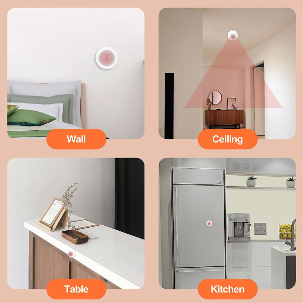 Bevegelsessensor Zigbee 3.0 Tuya Mini Smart Human Motion Pir Transducer Smart Life Home Wireles
