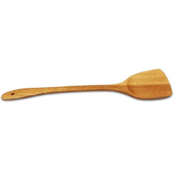 Wooden Spatula For Wok - 15.35 Inch Long Hand - Wood Spatula Perfect For Cooking And Saute -premium