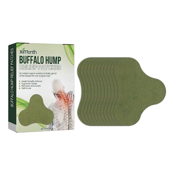 Buffalo Hump -helpolaastarit, lievittävät hartiajännitystä, lannerangan rasitusta, ryppyjä, sisältävät pujoa, hoitavat kaularankaa