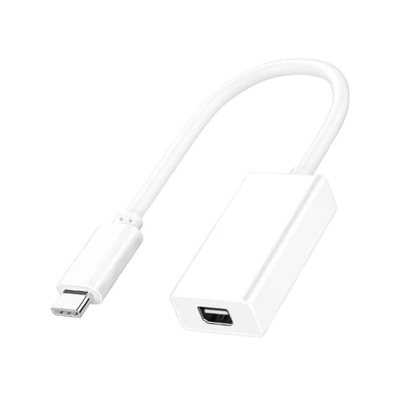 Type-C till DP-omvandlare 1080P Högupplöst Videoöverföring USB C till DP Videoadapterkabel Datortillbehör
