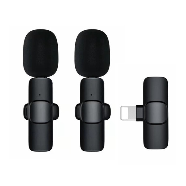 Lavalier trådlös mikrofon för //android/laptop, plug-play Lavalier mikrofon, trådlös Clip-on M