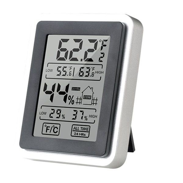 2x LCD Digital Termometer Hygrometer Inomhus Temperatur Sensor Fuktighet Mätning