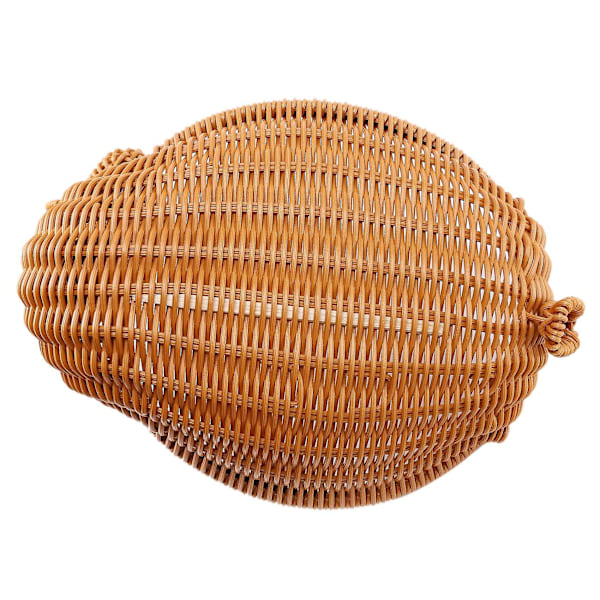 Rattan-punottu Hedelmäkori, Tekohirvi Leivänkori Hedelmäkulhot Tarjotin Vihannessnackikori Nove
