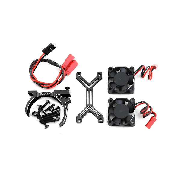 540 550 3650 3660 3670 Moottorin Jäähdytystuuletin 36-38Mm Moottori 1/8 1/10 RC-Autolle Axial SCX10 TR