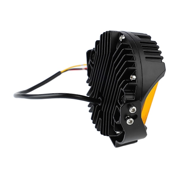 5 tommers LED-frontlykter til bil, jevn lys, IP67 vanntett, høy lysstyrke, 50W sterk effekt, arbeidslampe for Jeep, gult lys