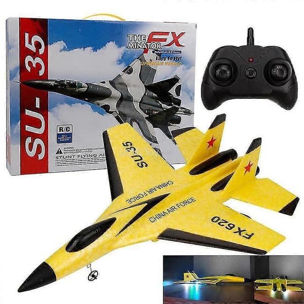 Su-35 RC Fjärrstyrd Flygplan 2.4g Fjärrstyrd Jaktplan Hobbyplan Glider Flygplan Epp Skumleksaker Rc Plan Barnpresent