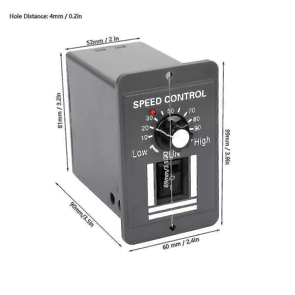 DC 12V 24V 36V 48V 10A PWM Motorhastighetskontroller Reversibel Bryter Regulator Kontroll Fremover Rotasjon Banmo