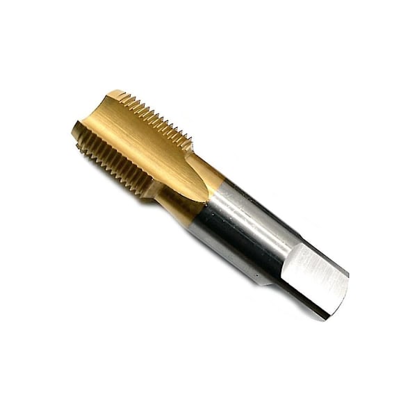 1 stk. NPT rørgevindtappe, konisk rørgevindtap, amerikanske rørgevindtappe NPT 1/4, koboltholdig HSS spiralgevindtap