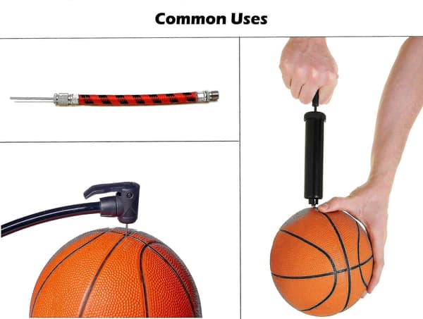 10 st kulventil för pump, basket, nätboll, rugby, adapterventil