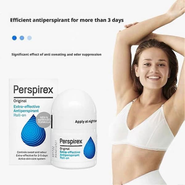 PERSPIREX Antiperspirant Roller - 24H Svettfri, Original Blå