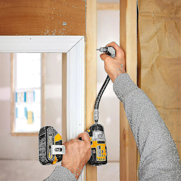 Utton Tools 1/4 Hex flexibel vinkelborr / skruvdragarfäste Träbearbetning