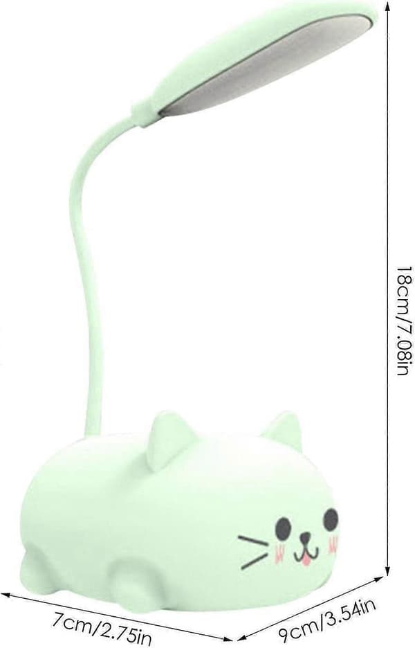 Lampe for lesing av bok - Nattlampe for en katt