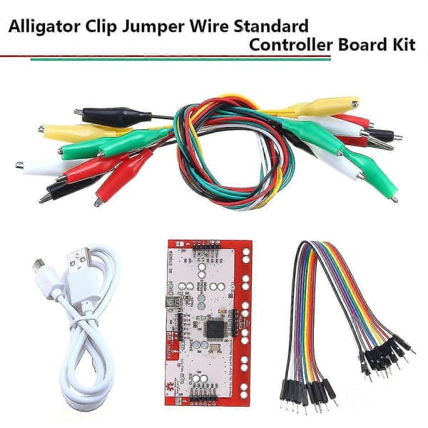Alligatorklemme Jumperledning Standard Controller Board Kit til Makey Makey Videnskabslegetøj