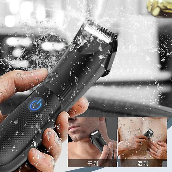Hårfjerning for menn, intimområder, hårklipper, trimmer for lysken, epilator, bikinilinje, sikkerhet