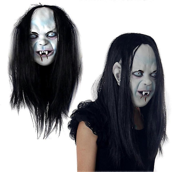 Spøgelsesmaske Skræmmende Halloween Masker Halloween Fuld Hoved Masker Horror Maske Halloween Latex Masker