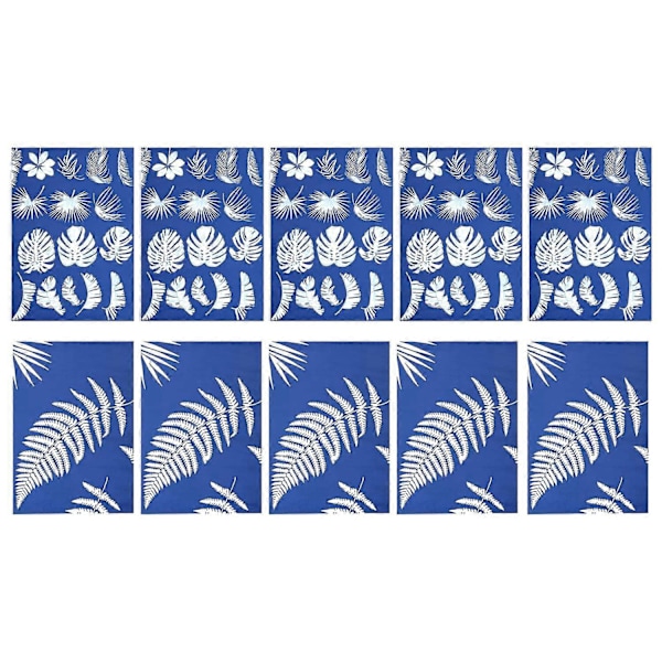 60 Ark Solpapir Blå Format Papir A5 Høj Følsomhed Solpapir til Kunst Håndværk DIY