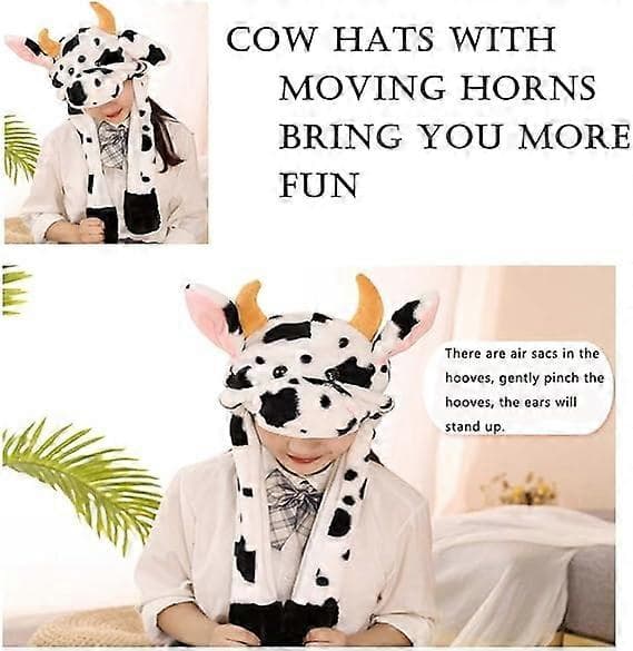 Öronhoppande Studsande Hatt Plysch Semester Cosplay Kostym Vit