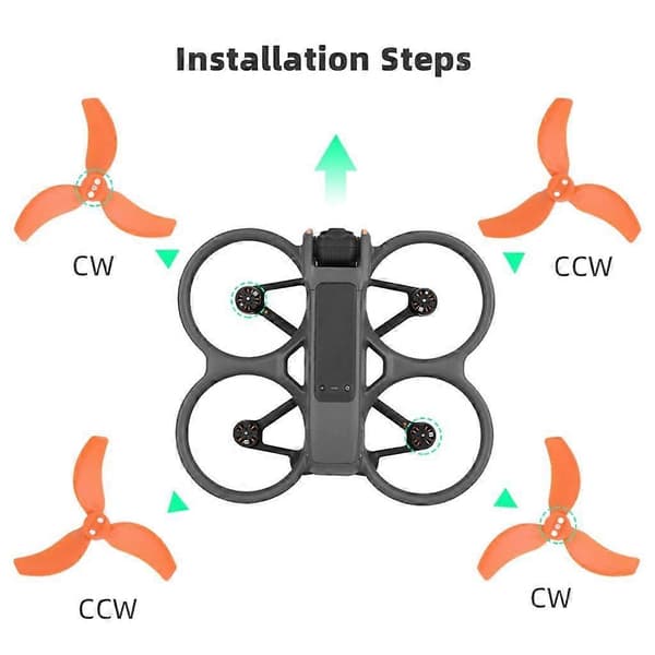 Quadcopter Flygpropellrar för Avata 2 Propellrar för Flygfotografering
