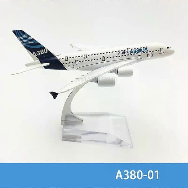 6 tommer 15 CM A380 A350 A330 A320 Concorde Støbt Flymodel Til Gaveindsamling A380