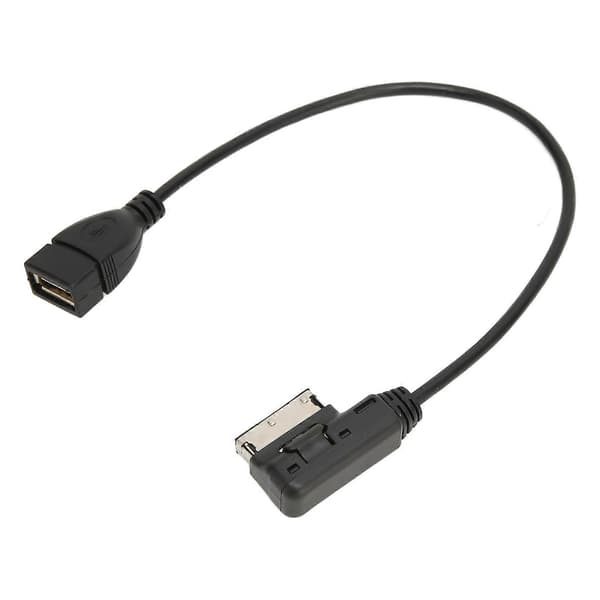 Musikk Interface Adapter Kabel 0.3 Meter Oppladbar Plug and Play Musikk Interface Adapter for A6L Q5 Q7 A8 S5 A5 A4L A3