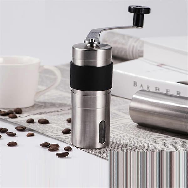 Kaffekvarn Handvevad - Mini Kaffekvarn i Rostfritt Stål