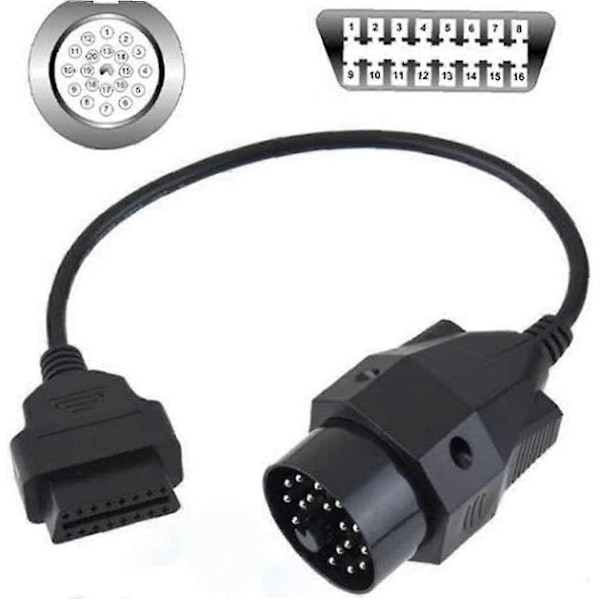 20-pin til OBD2 hun auto diagnostisk stik