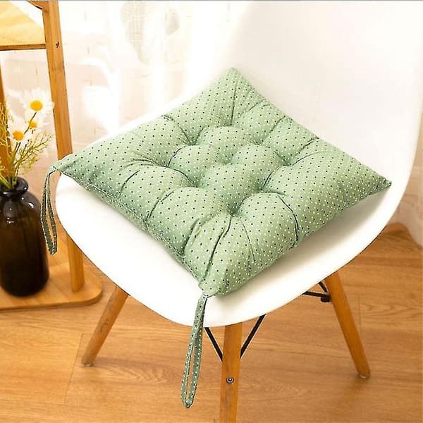 Fire årstider børstet kontor studenter numsepude stolhynde tatamimåtte 40,0 cm * 40,0 cm * 2,0 cm polyesterfiber polyester jaspis polka dot
