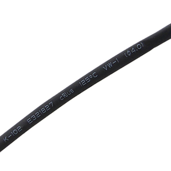 Sort Elektrisk Sleeving Bil Kabel/wire Krympeslange, 6mm,2m