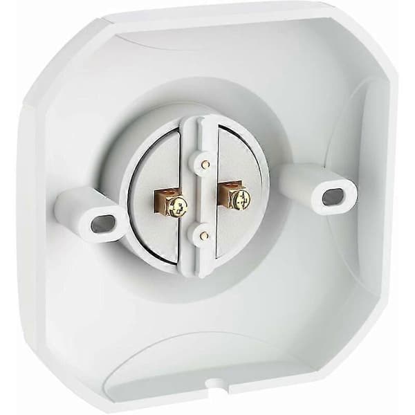2025, E27 LED-glödlampssockel, E27 Väggsockel, Vit E27 Ringsockel, Set med 4