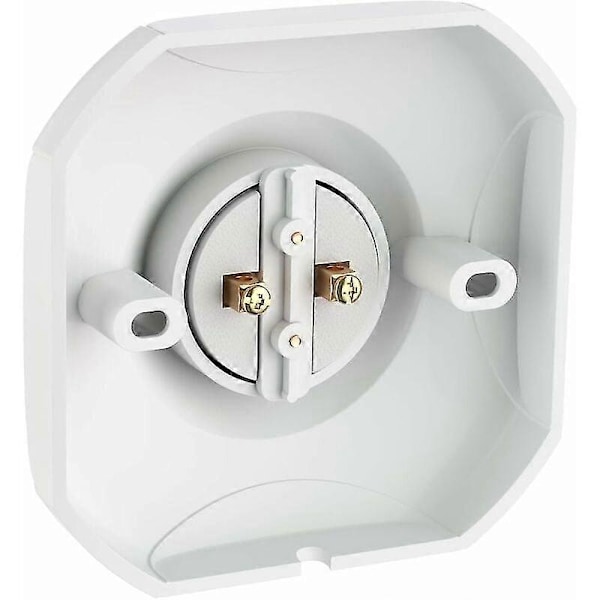 2025, E27 LED Pære Sokkel, E27 Vegg Sokkel, Hvit E27 Ring Sokkel, Sett med 4