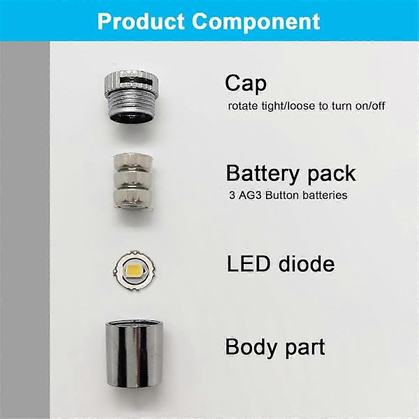 40 st Miniatyr LED-lampor, Små Lampor för Hantverk, Batteridrivna Miniatyr Lampor, Dekorationsmaterial för Inomhus och Utomhus