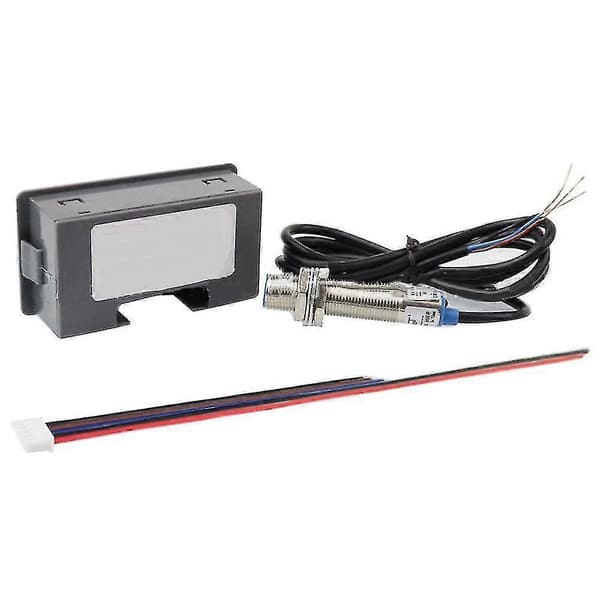 Digital LED-varvtalmätare RPM-hastighetsmätare + Hall-närhetssensor NPN