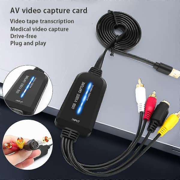 Usb 2.0 Video Capture Card Converter PC Adapter Audio Video Capture Device
