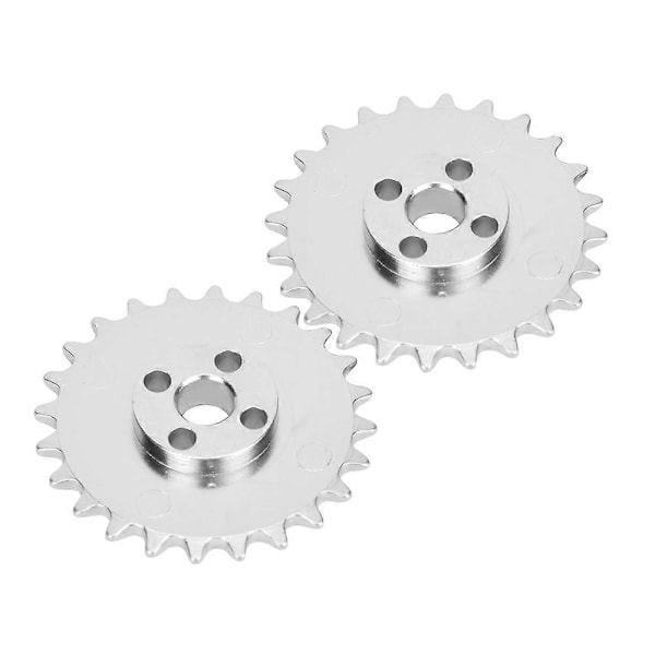 2 st 24-tandade kedjehjul zinklegering tandat kedjedrev industrirobotdelar 52 mm X 6,8 mm YEMAA