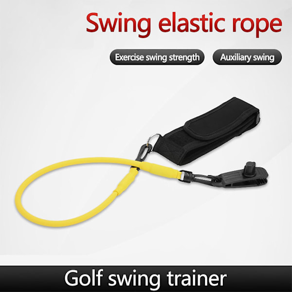 Golf Swing Release Trainer för Män och Kvinnor - Elastiskt Träningsrep för Svingstyrka - Golfundervisningsövningsutrustning Hao
