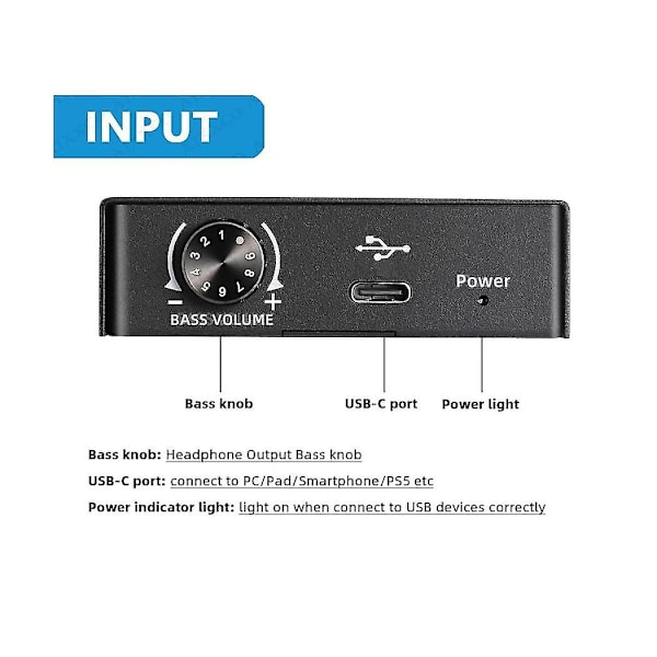 Usb-c Lydkort Ekstern 3.5mm Mikrofon Lydadapter Lydkort For PC Laptop Headset Usb Lydkort