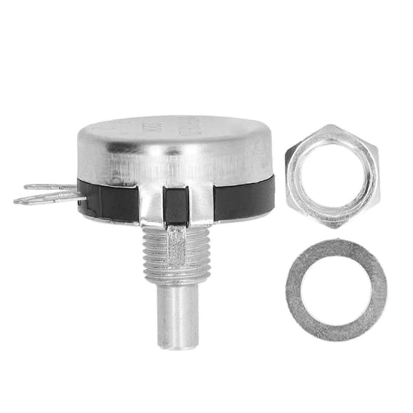 20 stk Potentiometer Sortimentssæt Enkelt Omdrejning Kulfilm Rotationskonisk Komponent WTH118?2W100K