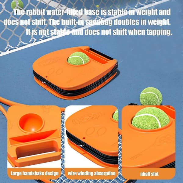 Solo Tennis Træner Rebound Sæt, Bærbart Øvelsesværktøj