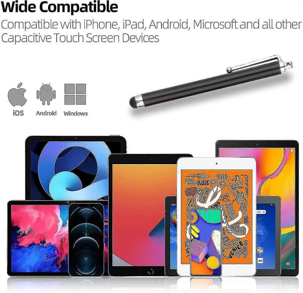 20 Pak Universal Touchscreen Stylus Pen Kapacitive Tynde Stylus Penne