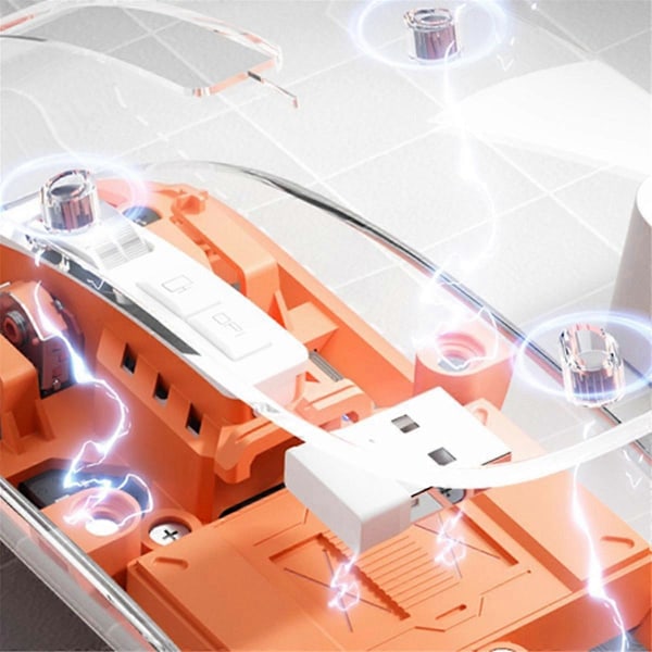 Transparent Magnetisk Triple Mode Bluetooth-kompatibel 2.4G Trådløs Mus Et-klik Desktop Type-C Genopladelig (Grøn)