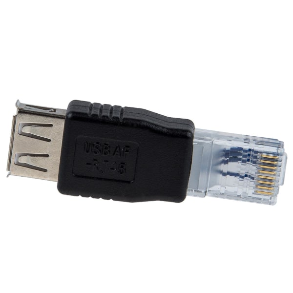 USB A Hun til Ethernet RJ45 Han Adapter Ny