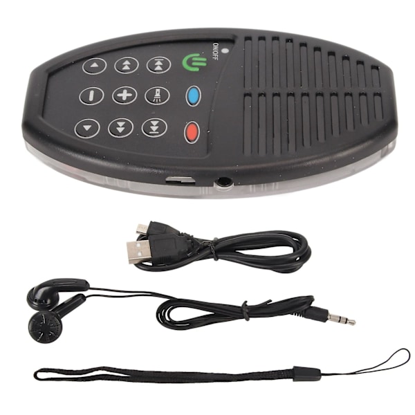 Bibelläsare med LED-lampa, solcellsladdning, inbyggd 4G-kapacitet, 500mAh batteri, justerbar bibelläsare, HiFi-ljudspelare