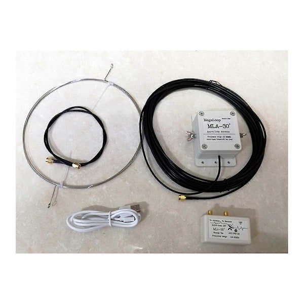 MLA-30+ Plus 0.5-30MHz Ring Aktiv Mottaksantenne SDR Loop Antenne Lavt Støy Medium Kortbølge Radi