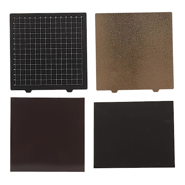 PEI Stålplade 300x300mm PEI Pulver Carbon Fiber Dobbeltsidet Magnetisk Base Printertilbehør til Ender CR 10 CR 10 Pro 3D Printer