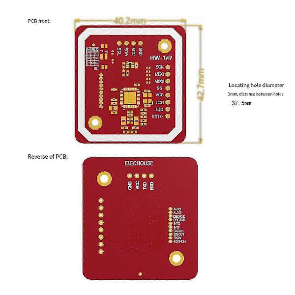 PN532 NFC RFID Trådløst Modul V3 Læser Skriver Kit