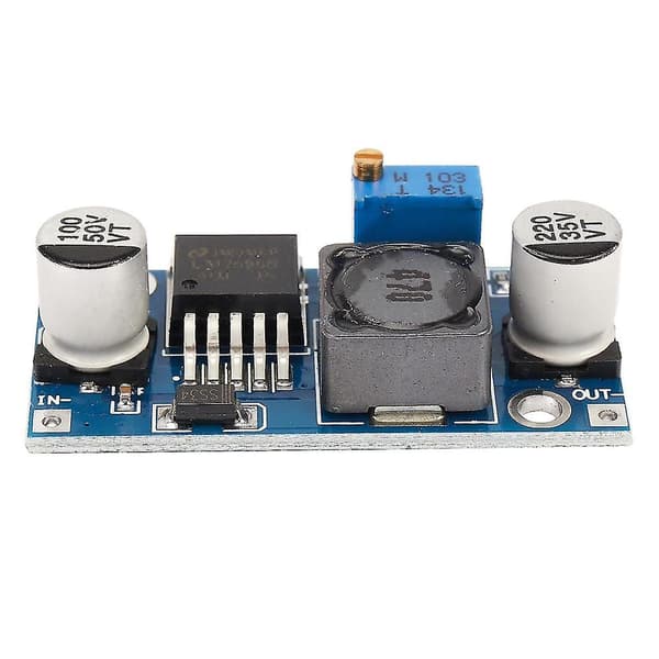 10x LM2596 DC-DC Nedtransformator Strömmodul 3A Justerbar Modul Stabil Spänning 24V Till 12V 5V 3V