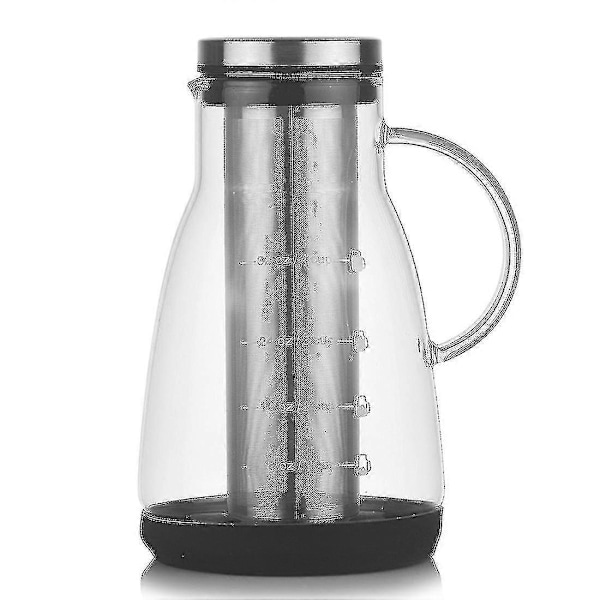 Cold Brew Kaffemaskine - 32 Kop Iste Kaffe Cold Brew Kaffemaskine og Kande med Silikonelåg Banmo