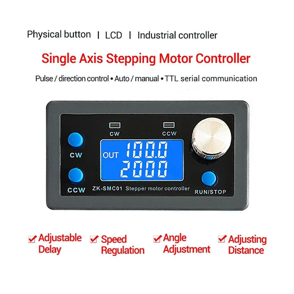 -smc01 Drivrut och styrenhet DC 5-30V Omvänd pulshastighetsstyrningskort Programmerbar PLC Seriell